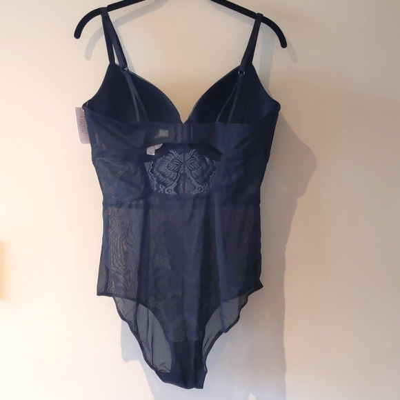 Auden Tops Auden Black Lace Underwire Bodysuit Poshmark